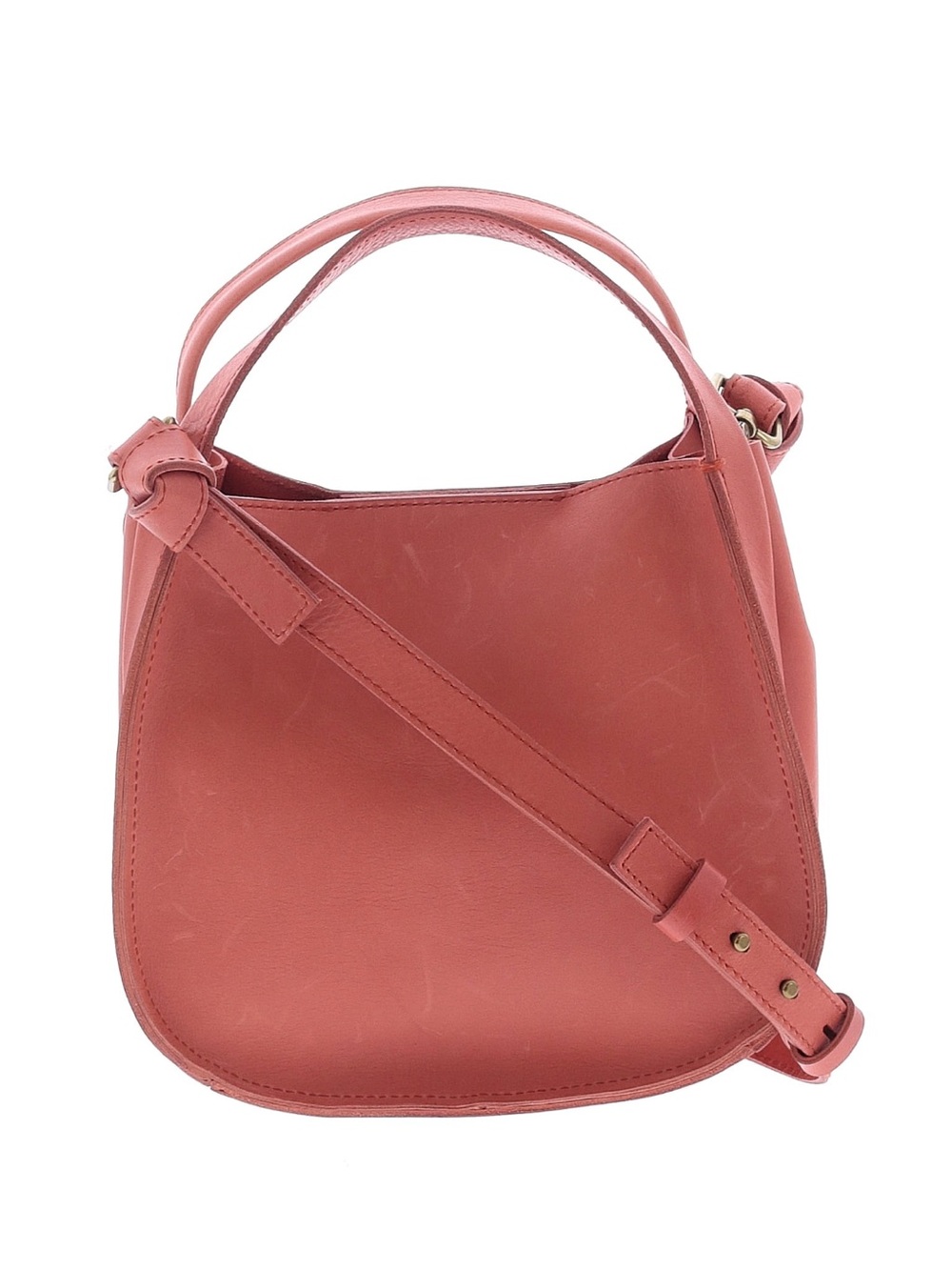 Madewell Women’s Leather Shoulder Bag - Rose Pink